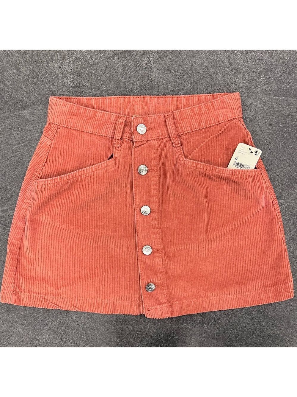 NWT $60 Free People RAY Corduroy Mini Skirt - Picture 8 of 10